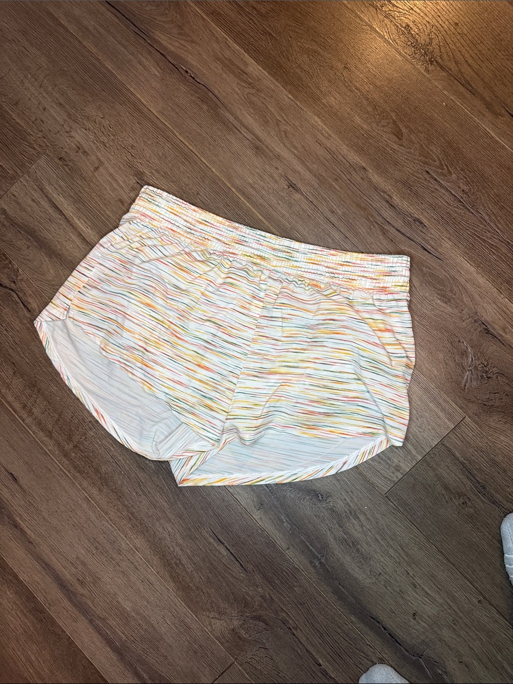 DSG Multicolor Striped Athletic Shorts